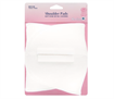 Shoulder Pads Soft Cover Set-In Covered Medium White