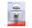 Sew Easy – Thimble Steel - Ideal for quilting - Large - size 17