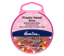 Pins Plastic Head - General Purpose - 38mm x 0.65mm - 75pcs