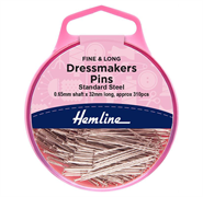 Dressmakers Pins - 33mm x 0.61mm - 310pcs