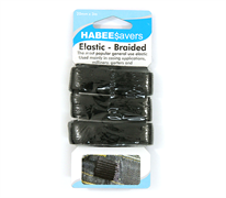 Braided Elastic - 20mm x 3m Black