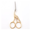Klasse Scissors - Embroidery 4.5" - Stainless Steel Stork Gold