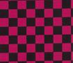 Felt Acrylic Rectangles - Printed - checkerboard black and pink
