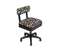 HORN FURNITURE - GASLIFT SEWING CHAIR - Colourful Buttons