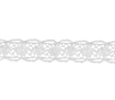 Bowtique Cotton Lace Ribbon 10mm x 5m White