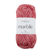 FIDDLESTICKS Marble Cotton Acrylic Yarn-Red