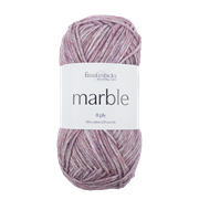 FIDDLESTICKS Marble Cotton Acrylic Yarn-Mulberry