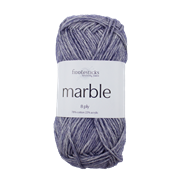 FIDDLESTICKS Marble Cotton Acrylic Yarn-Marine