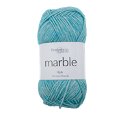FIDDLESTICKS Marble Cotton Acrylic Yarn-Turquoise