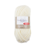 FIDDLESTICKS Superb Big 100% Acrylic Yarn-Cream