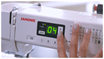 Janome DC2030 LED screen