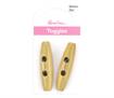 Mid Wooden Toggles 50mm 2pc