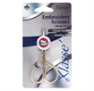 Klasse Scissors - Embroidery Straight 3.5" - Stainless Steel Gold