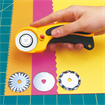 Olfa Rotary Cutter 45mm - Ergonomic Design