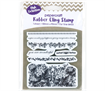 Papercraft Rubber Cling Stamp 100 X 90mm - Floral 1