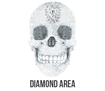 Diamond Dotz Crystal Skull