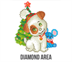 Diamond Dotz Christmas Pup & Mouse