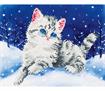 Diamond Dotz Kitten in the Snow