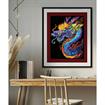 DD25.008	DIAMOND DOTZ - Neon Dragon - 35.5 x 45.7cm