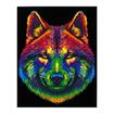 DD25.024	DIAMOND DOTZ - Neon Wolf - 35.5 x 45.7cm