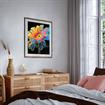 DD25.025	DIAMOND DOTZ - Neon Gerbera - 35.5 x 45.7cm