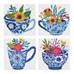 DD26.008	DIAMOND DOTZ - Teatime Posies - 12.7 x 12.7cm
