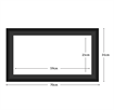 DIAMOND DOTZ - Aperture:59 X 21Cm Black/Blackinside frame:70 x 31cm