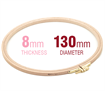 Embroidery Hoop - Wooden Screwed 8mm beechwood 5"/130mm