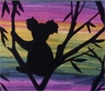 Batik Australian Silhouette Panels - Koala