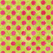 Pom Poms and Streamers Batiks - Lime & Blush