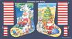 Summertime Santa Stocking Panel - DV5411