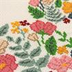 SEW EASY NEEDLECRAFT - 25Cm X 25Cm  No Count Cross Stitch Kit - Minnie Garden