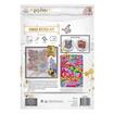 SEW EASY NEEDLECRAFT - Hogwarts Crest No Count Cross Stitch Kit Hogwarts Crest Sketch Floral