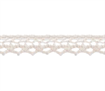 Bowtique Cotton Lace Ribbon 10mm x 5m White