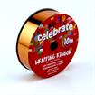 CELEBRATE - Wrapping Ribbon Metallic 23mm X 10m - rust