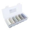 SEW EASY COLLECTION - Fine Quilting Thread 100% Cotton 6Pc Pack - mixed solid  50/2 1100m asst cols