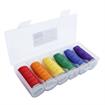 SEW EASY COLLECTION - Fine Quilting Thread 100% Cotton 6Pc Pack - mixed solid  50/2 1100m asst cols