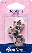 HEMLINE HANGSELL - Bobbin Metal Singer/Class 66K 3 Pack - drop in