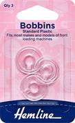 HEMLINE HANGSELL - Bobbin Plastic Class 15K / Universal 3 Pack