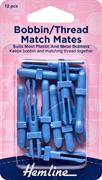 HEMLINE HANGSELL - Bobbin Match Mates (12 pcs) - plastic