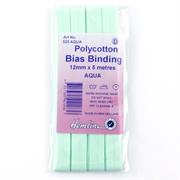 HEMLINE HANGSELL - Bias Binding 12mm x 5m - aqua