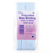 HEMLINE HANGSELL - Bias Binding 12mm x 5m - baby blue