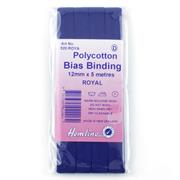 HEMLINE HANGSELL - Bias Binding 12mm x 5m - royal