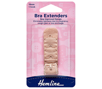 Bra Back Expander Extender 19mm - 1 Hook - nude