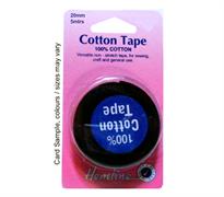 Cotton Tape - 20mm Black