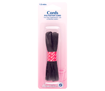 Polyester Cord 1.5m x 6mm Black