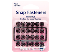 Snap/Fast - Nylon - 7mm - Black