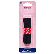 Elastic - General Purpose Braided - 9mm x 2m Black