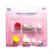 HEMLINE HANGSELL - Self Cover Buttons, 14mm, 8 Sets