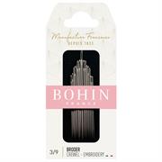 BOHIN - Embroidery Needle - assorted 3/9 (x 15 needles)